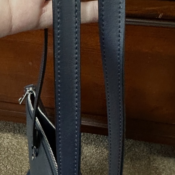 Coach Denim Blue, Leather Gallery Tote Bag - Picture 9 of 9